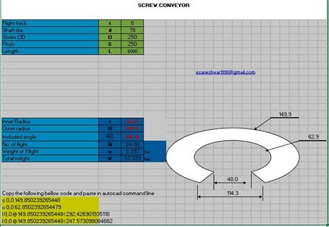 horizontal screw conveyor power calculation|screw flight layout calculator.